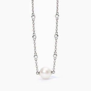 Collana da donna in argento con perla Mabina Duchessa 553519
