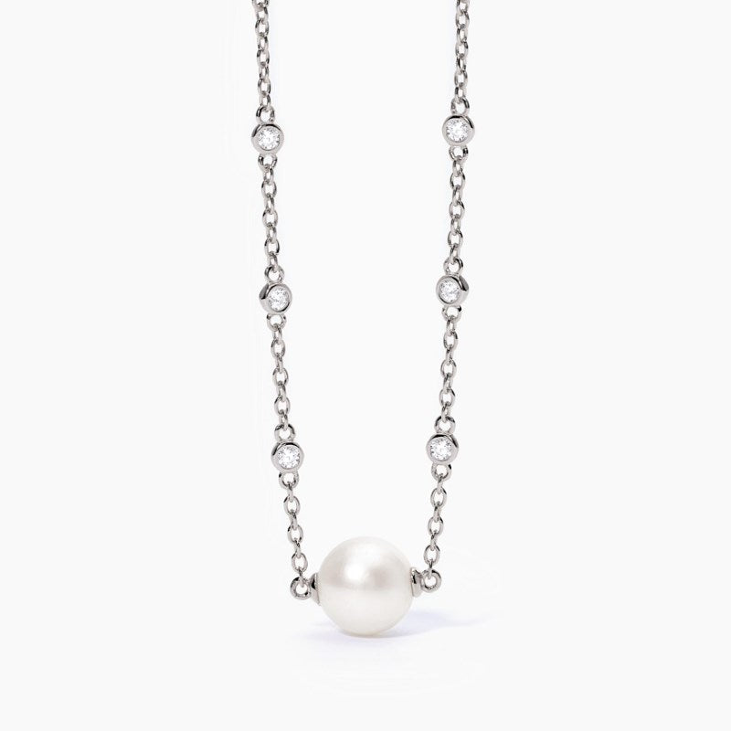 Collana da donna in argento con perla Mabina Duchessa 553519