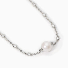 Carica l&#39;immagine nel visualizzatore di Gallery, Collana da donna in argento con perla Mabina Duchessa 553519
