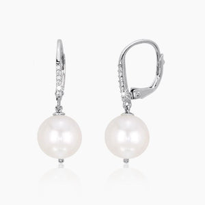 Women's earrings Wedding Invitation in silver Mabina 563119