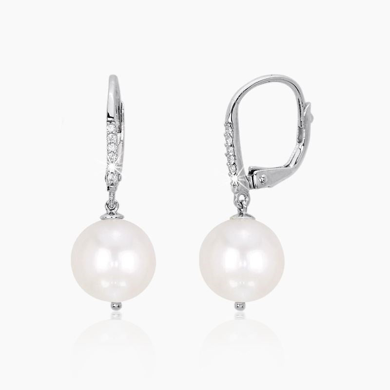 Women's earrings Wedding Invitation in silver Mabina 563119