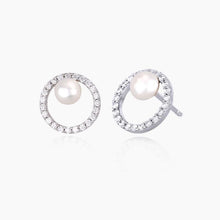 Load image into Gallery viewer, Sunrise women&#39;s earrings in silver Mabina 563225
