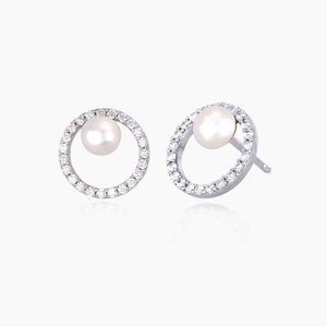 Sunrise women's earrings in silver Mabina 563225