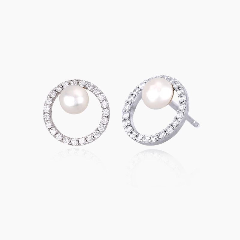 Sunrise women's earrings in silver Mabina 563225
