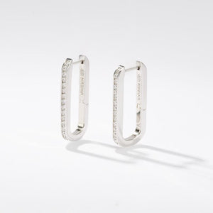 Orecchini da donna Geometric in argento Mabina 563348
