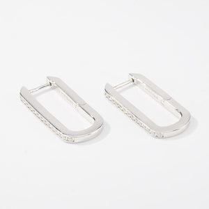 Orecchini da donna Geometric in argento Mabina 563348