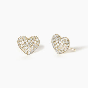 Orecchini da donna in argento dorato Mabina Gesto d'amore 563442