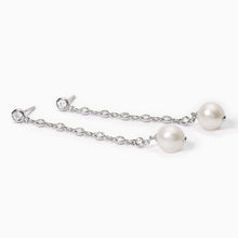 Load image into Gallery viewer, Mabina Duchessa women&#39;s earrings in silver with pearl 563561
