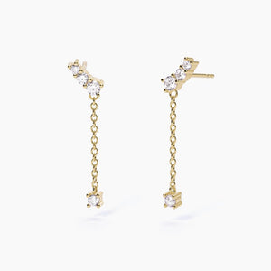 Orecchini da donna in argento pendenti Mabina Jackie 563567