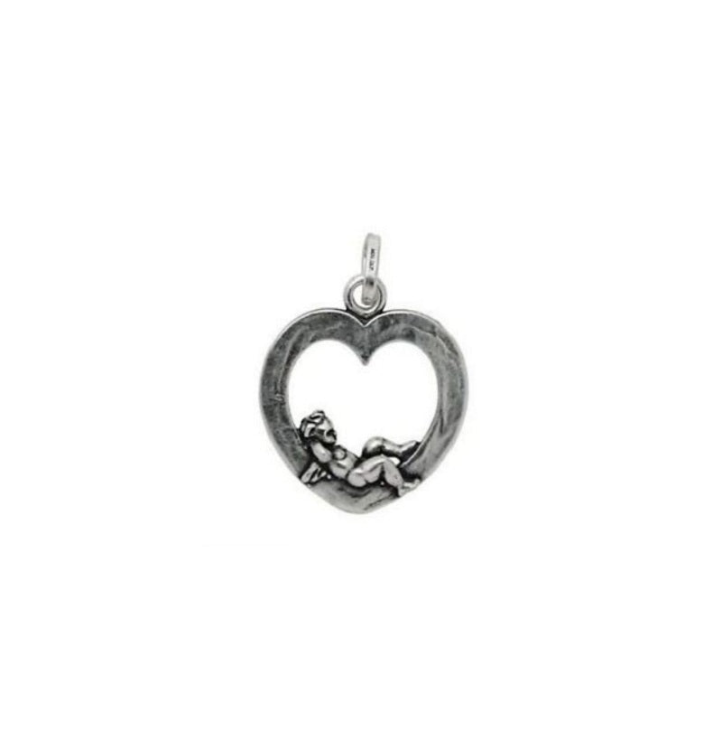 Charm en Plata 925 Ángel Corazón Giovanni Raspini 06098