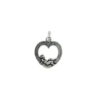 Charm in Argento 925 Cuore Angelo Giovanni Raspini 06098