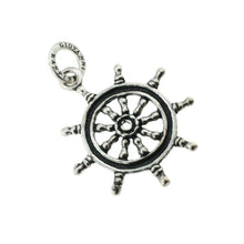 Load image into Gallery viewer, Charm in 925 Silver Large Rudder Giovanni Raspini 06176
