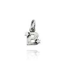 Load image into Gallery viewer, Charm in 925 Silver Letter &quot;B&quot; With Stars Giovanni Raspini 06648 
