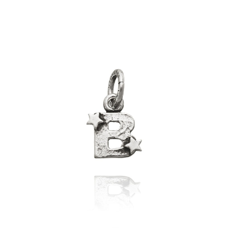 Charm in 925 Silver Letter 