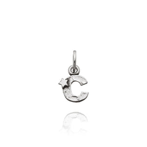 Charm in 925 Silver Letter "C" With Stars Giovanni Raspini 06649 