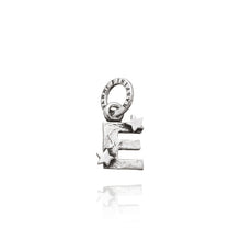 Load image into Gallery viewer, Charm in 925 Silver Letter &quot;E&quot; With Stars Giovanni Raspini 06651 
