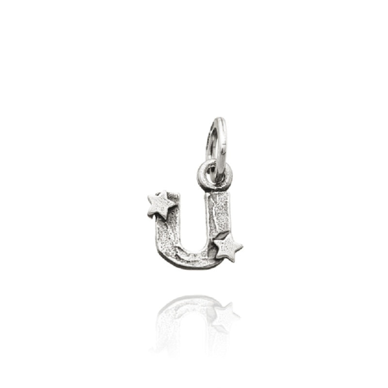 Charm in 925 Silver Letter 