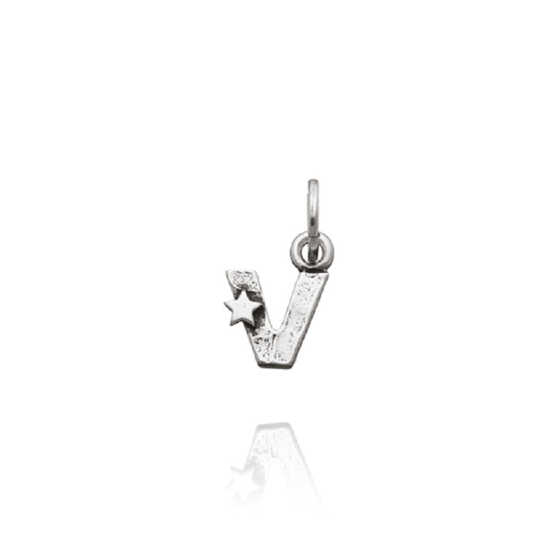 Charm in 925 Silver Letter 