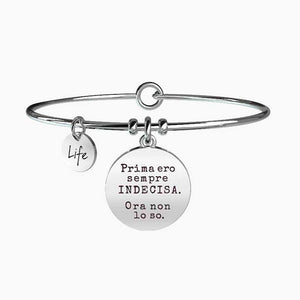 Bracciale da donna in acciaio Prima ero sempre... Kidult 731009