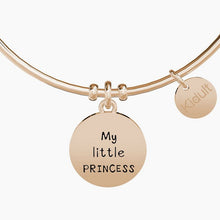 Carica l&#39;immagine nel visualizzatore di Gallery, Bracciale da donna in acciaio oro rosa ciondolo Girl Kidult 731019
