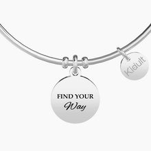 Carica l&#39;immagine nel visualizzatore di Gallery, Bracciale da donna in acciaio ciondolo Rosa Dei Venti Kidult 731063
