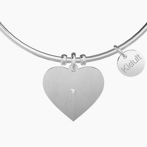 Bracciale da donna in acciaio ciondolo a cuore sorella Kidult 731093