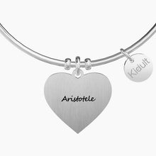 Carica l&#39;immagine nel visualizzatore di Gallery, Bracciale da donna in acciaio L&#39;amicizia è una sola anima... Kidult 731095
