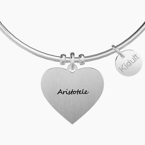 Bracciale da donna in acciaio L'amicizia è una sola anima... Kidult 731095