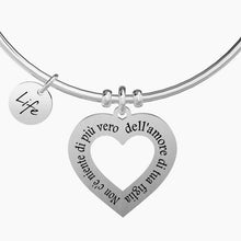Carica l&#39;immagine nel visualizzatore di Gallery, Set di due bracciali da donna in acciaio Mama-Figlia Kidult 731098
