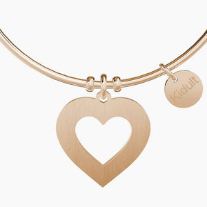 Set di due bracciali da donna in acciaio oro rosa Mama-Figlia Kidult 731099