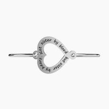 Carica l&#39;immagine nel visualizzatore di Gallery, Bracciale da donna in acciaio ciondolo a cuore come sorelle Kidult 731100
