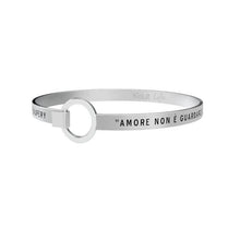 Carica l&#39;immagine nel visualizzatore di Gallery, Bracciale da donna in acciaio Amore non e guardarci l&#39;un l&#39;altro... Kidult 731107

