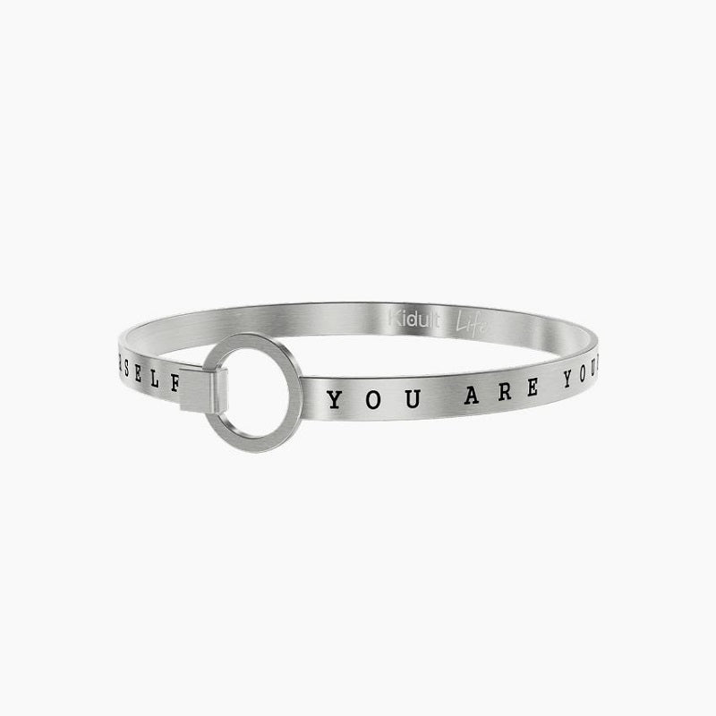 Bracciale rigido da donna in acciaio You are your... Kidult 731110