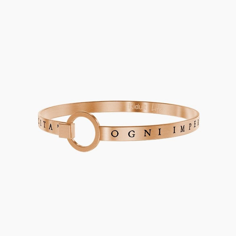 Bracciale rigido da donna in acciaio Ogni imperfezione... Kidult 731116