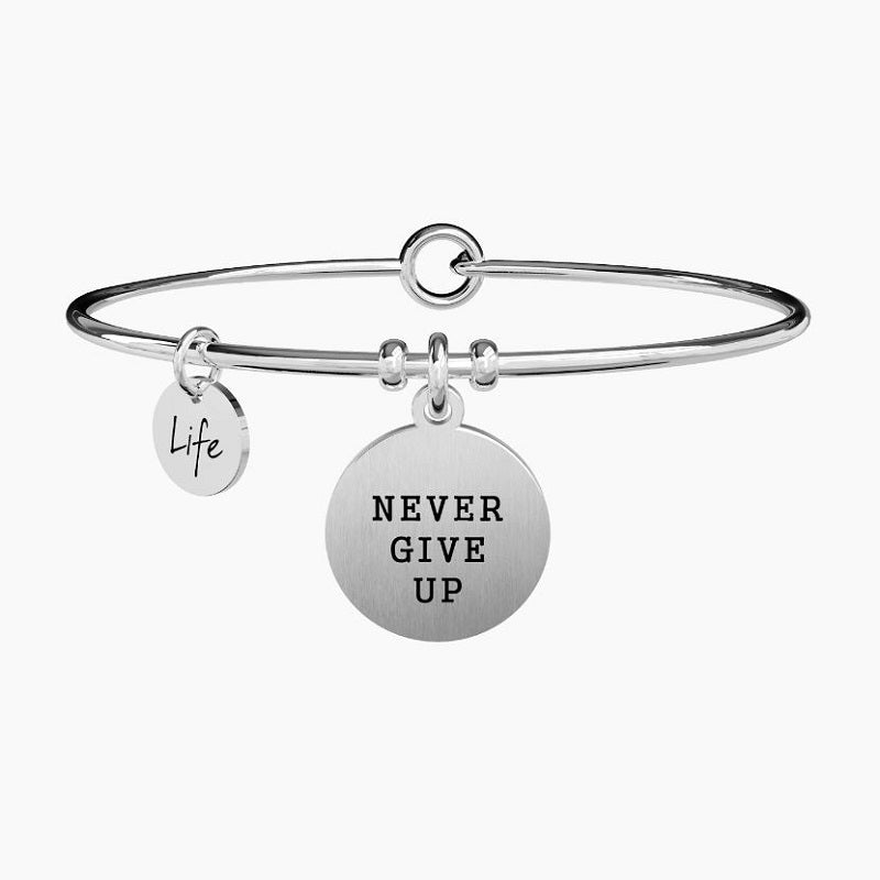 Kidult 731156 women's steel bracelet with round pendant
