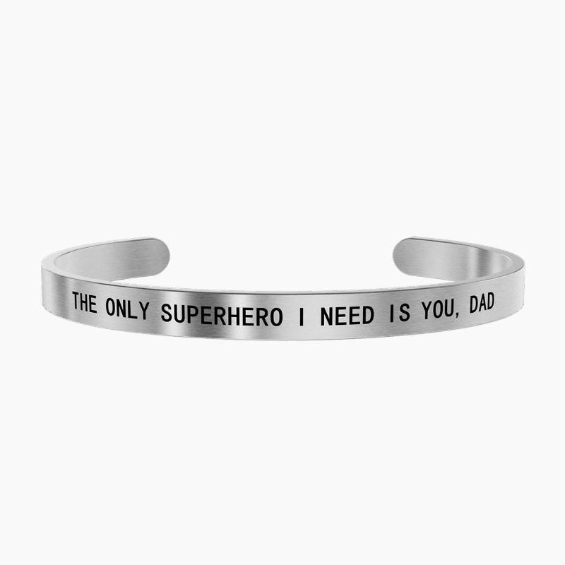 El único superhéroe… Pulsera Hombre Acero Kidult 731163