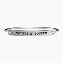 Carica l&#39;immagine nel visualizzatore di Gallery, Bracciale Da Uomo In Acciaio Volere È Potere Kidult 731175
