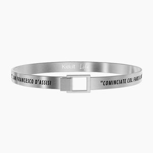 Bracciale Da Uomo In Acciaio Cominciate col fare il necessario… Kidult 731192