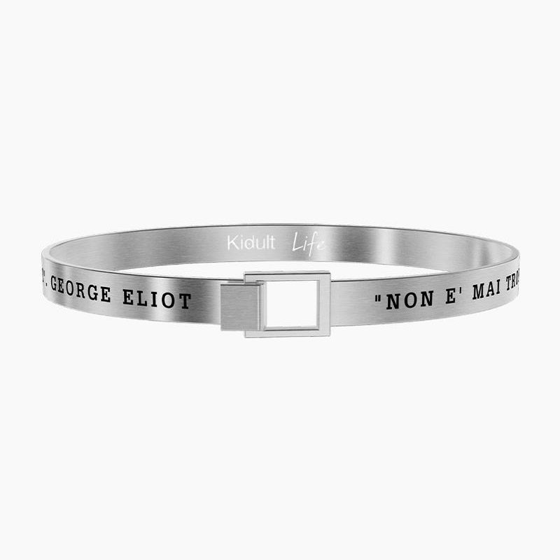 Men's Steel Bracelet It's Never Too Late… Kidult 731195