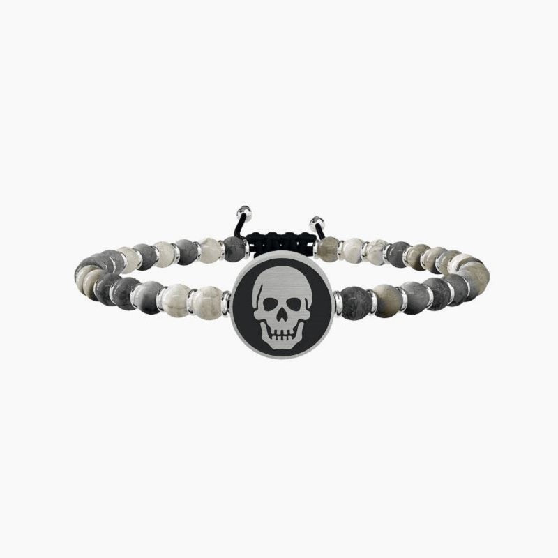 Bracciale Da Uomo In Acciaio Teschio Kidult 731216