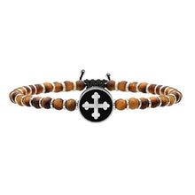 Carica l&#39;immagine nel visualizzatore di Gallery, Bracciale Da Uomo In Acciaio Croce Kidult 731222
