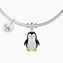 Carica l&#39;immagine nel visualizzatore di Gallery, Bracciale da donna in acciaio ciondolo Pinguino Kidult 731242

