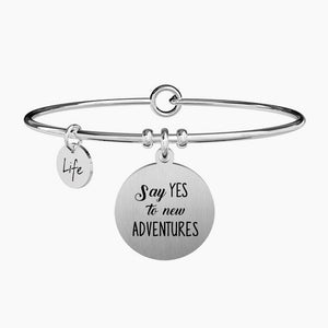 Bracciale da donna in acciaio ciondolo Say yes to... Kidult 731255