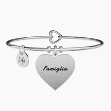 Carica l&#39;immagine nel visualizzatore di Gallery, Bracciale da donna in acciaio ciondolo cuore Kidult 731259
