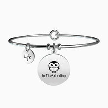 Carica l&#39;immagine nel visualizzatore di Gallery, Bracciale da donna in acciaio ciondolo Una Volta Ero Gentile... Kidult 731263
