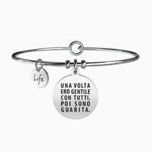 Carica l&#39;immagine nel visualizzatore di Gallery, Bracciale da donna in acciaio ciondolo Una Volta Ero Gentile... Kidult 731263
