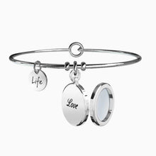 Carica l&#39;immagine nel visualizzatore di Gallery, Bracciale da donna in acciaio ciondolo portafoto Kidult 731266
