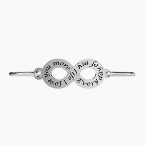 Bracciale da donna in acciaio ciondolo a cuore Kidult 731276