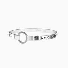 Carica l&#39;immagine nel visualizzatore di Gallery, Bracciale rigido da donna in acciaio Ti amo come si ama... Kidult 731278
