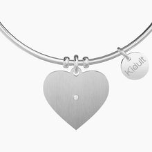 Carica l&#39;immagine nel visualizzatore di Gallery, Bracciale da donna in acciaio ciondolo a cuore Kidult 731292

